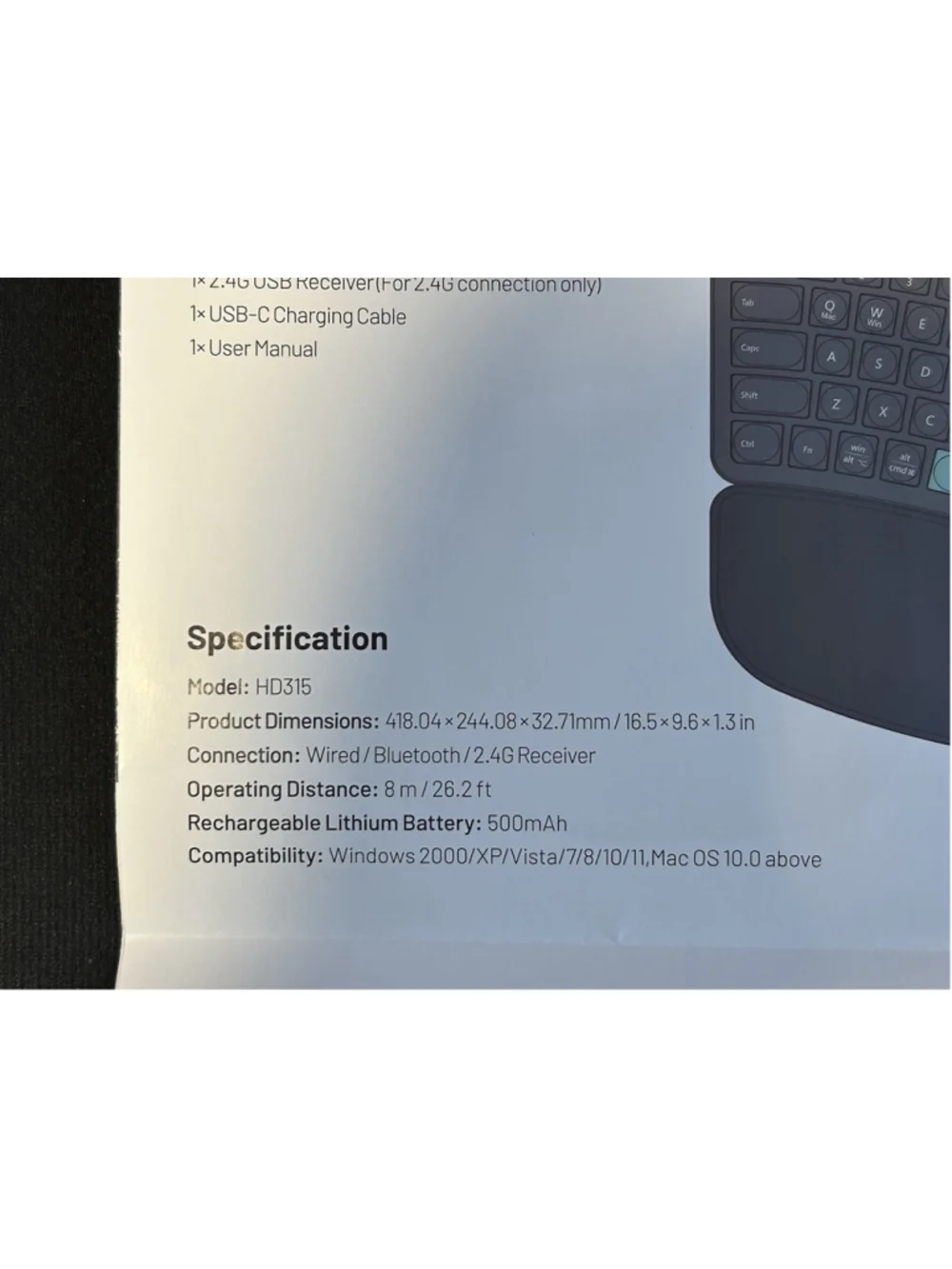 Nulea keyboard ergonomic